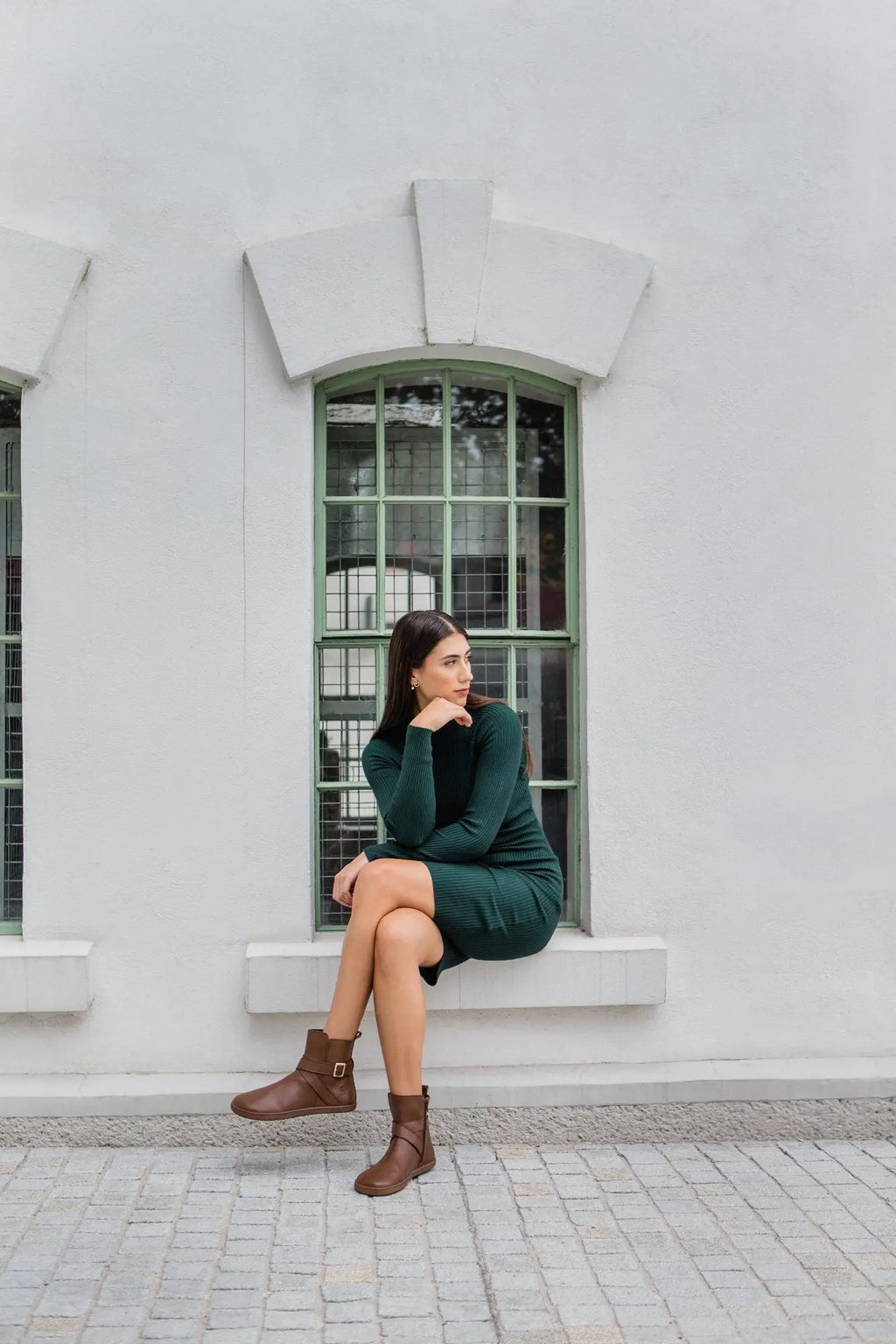 Shapen - Divine Brown - Bottines minimalistes