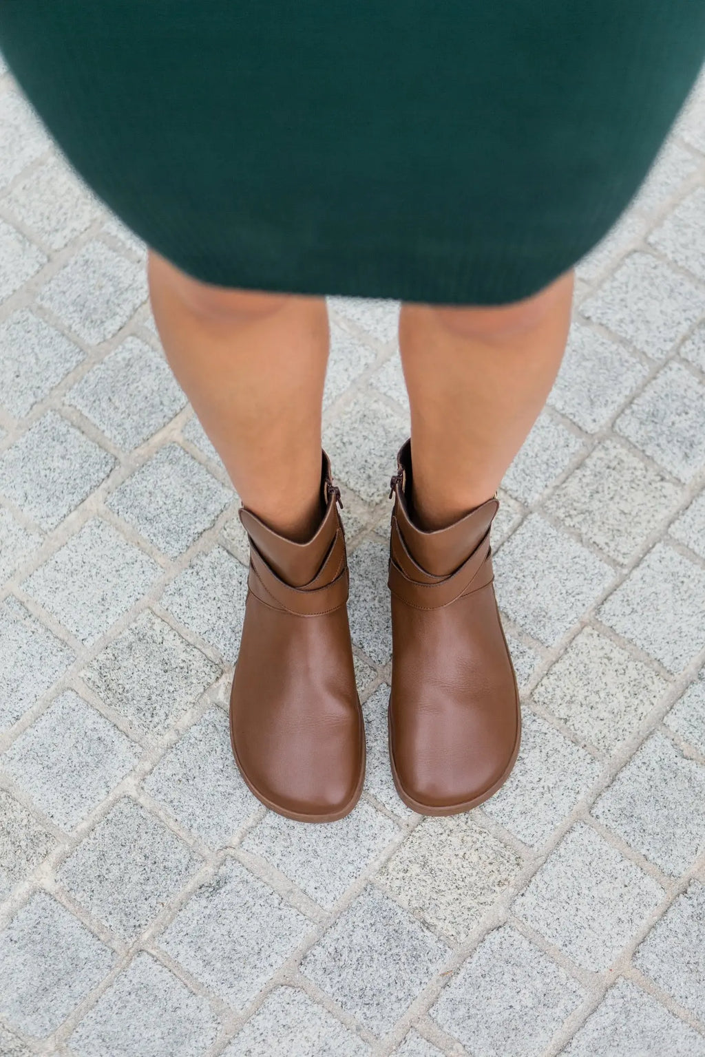 Shapen - Divine Brown - Bottines minimalistes