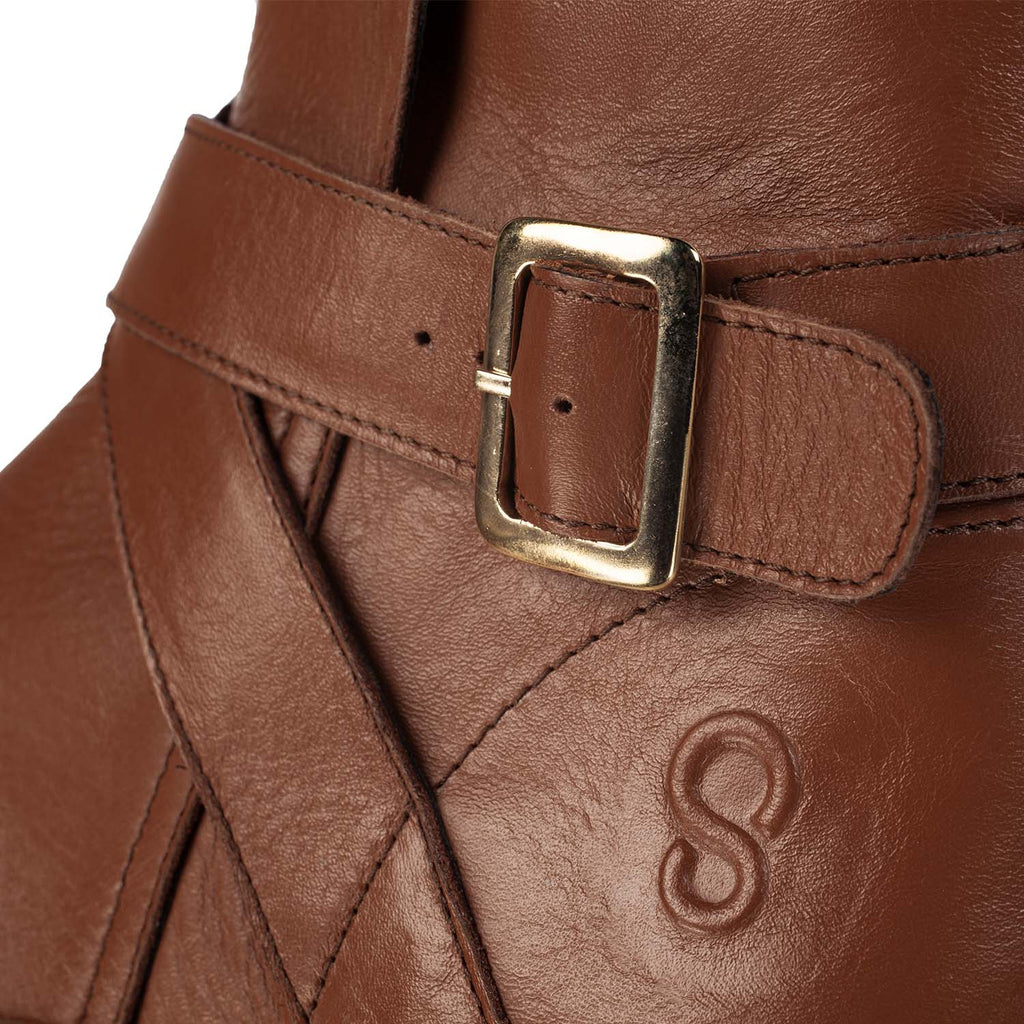 Shapen - Divine Brown - Bottines minimalistes