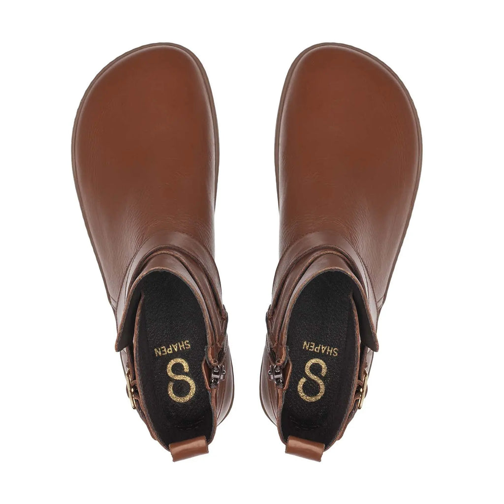 Shapen - Divine Brown - Bottines minimalistes