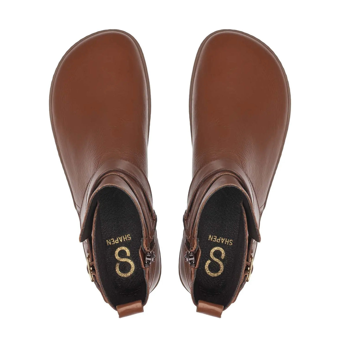 Shapen - Divine Brown - Bottines minimalistes
