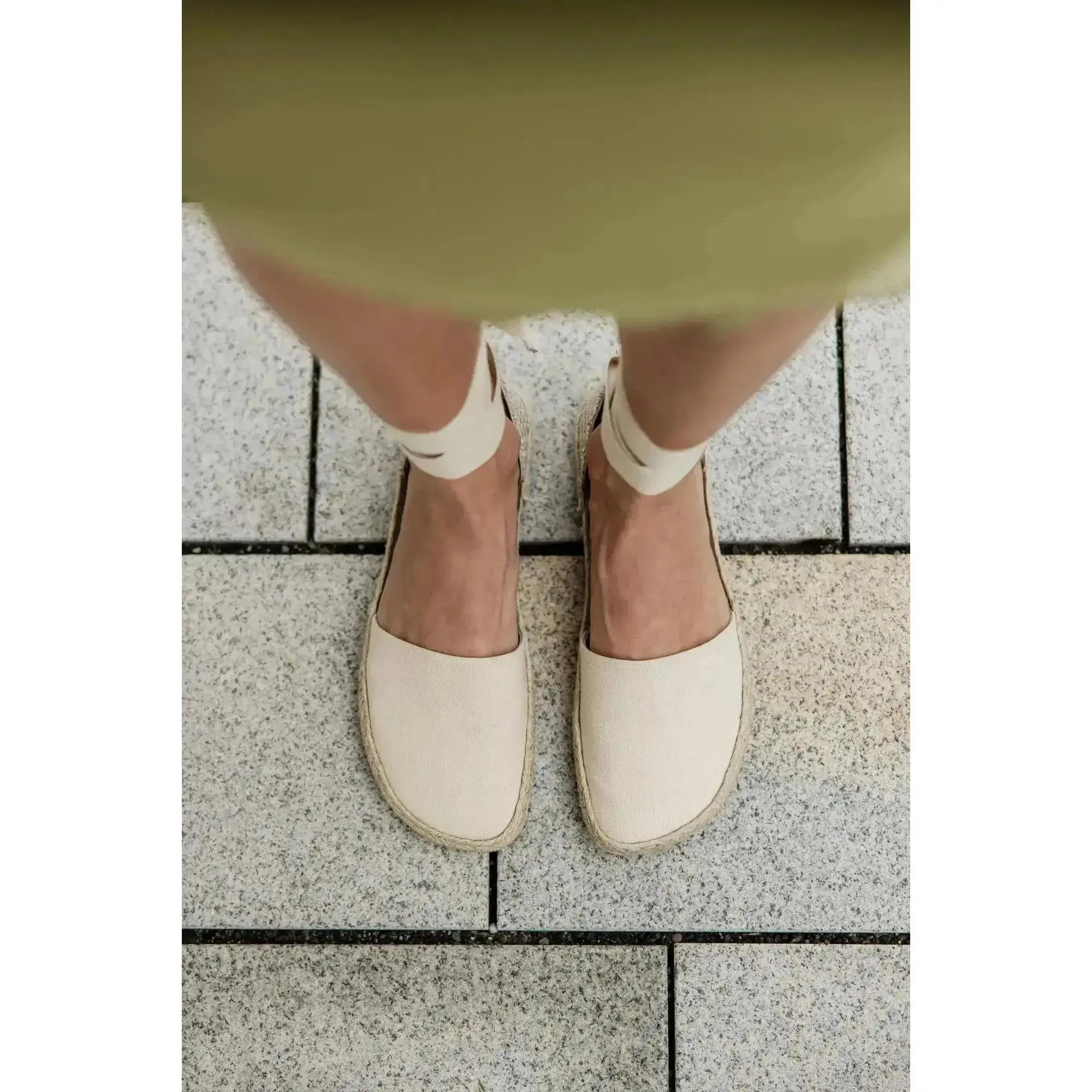 Shapen Festa Natural Vegan - Espadriles barefoot para mujer