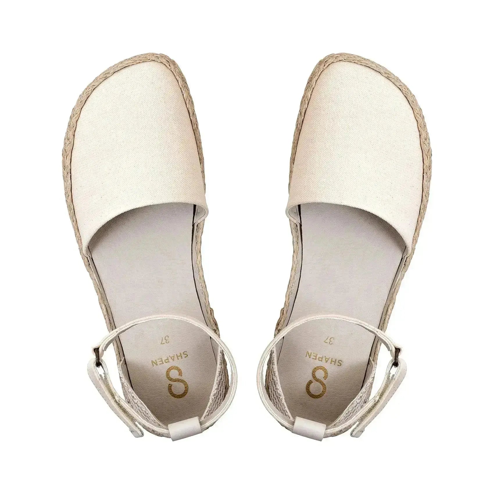 Shapen Festa Natural Vegan - Espadriles barefoot para mujer