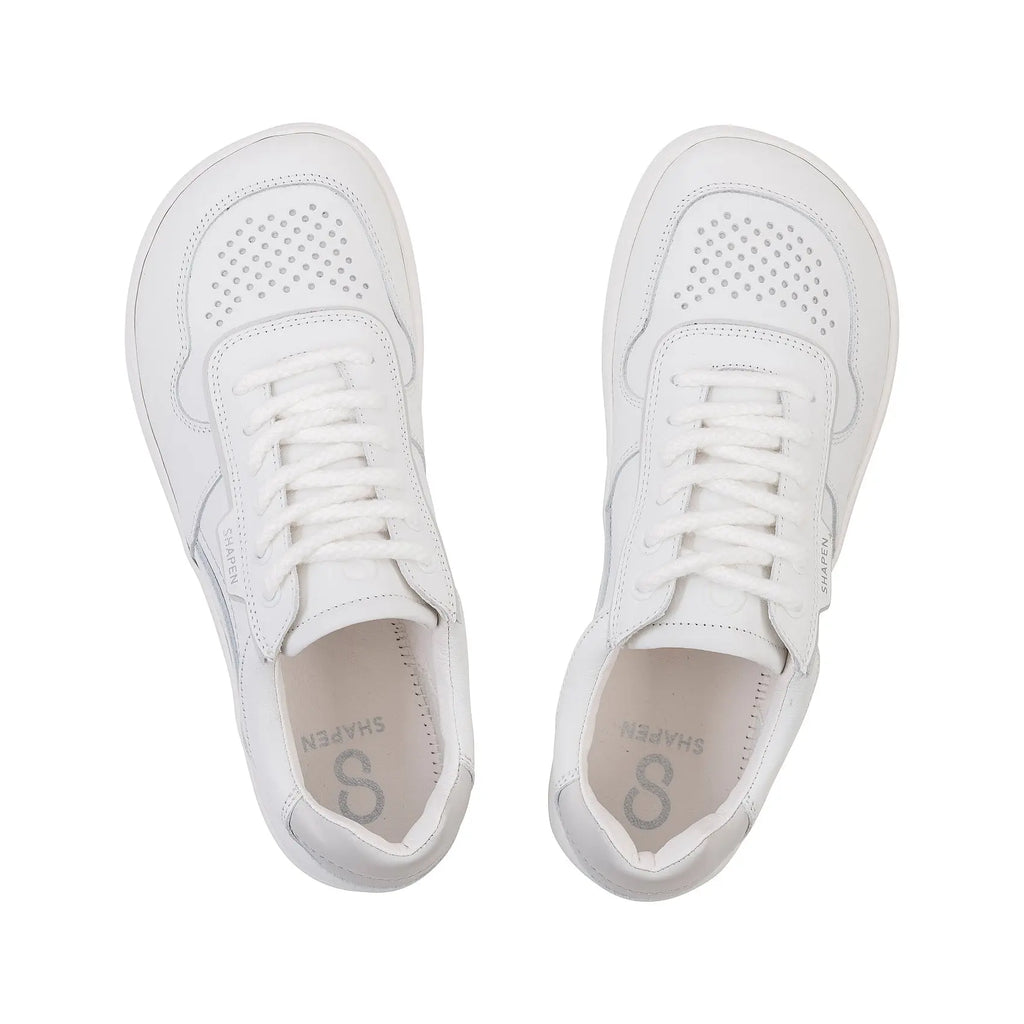 Shapen - Flowin White & Grey - Sneakers barefoot