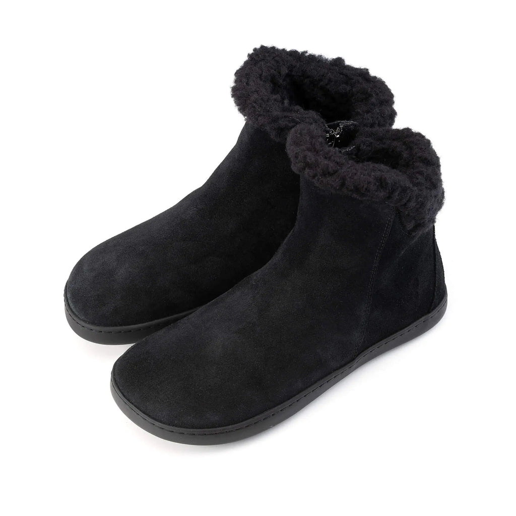 Shapen - Fluffy 2.0 Noir - Bottines d'hiver barefoot