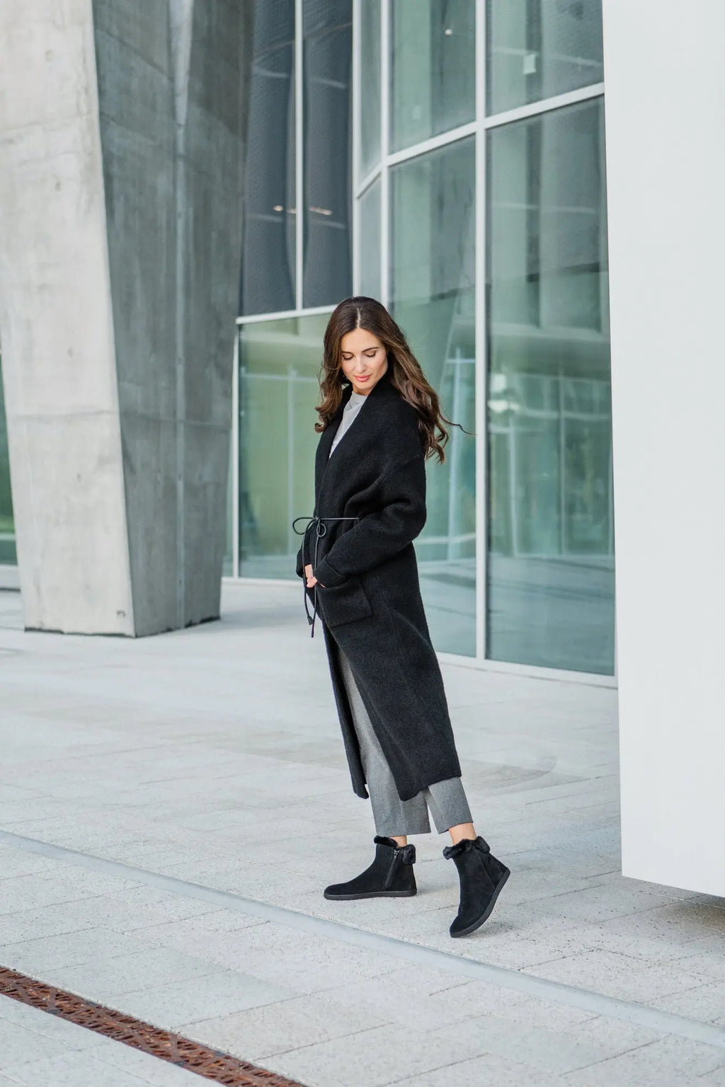 Shapen - Fluffy 2.0 Noir - Bottines d'hiver barefoot