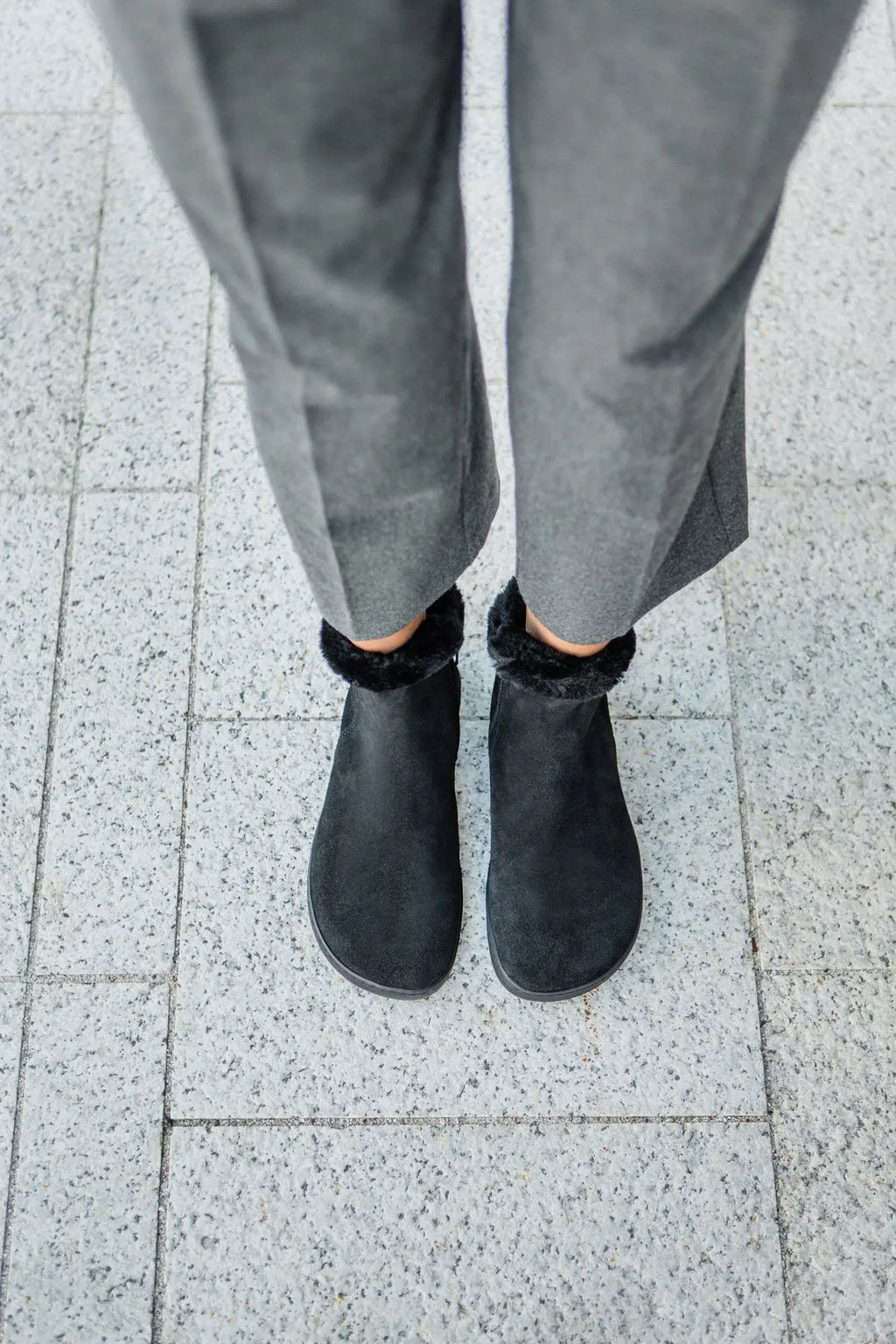 Shapen - Fluffy 2.0 Noir - Bottines d'hiver barefoot
