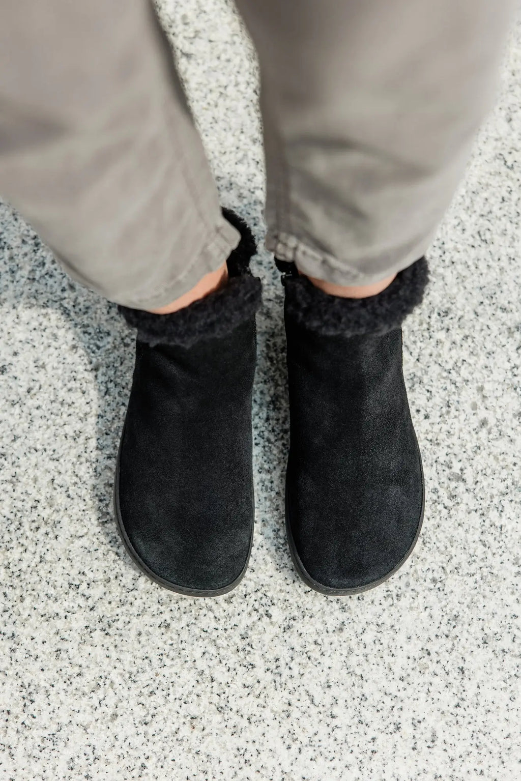 Shapen - Fluffy 2.0 Noir - Bottines d'hiver barefoot