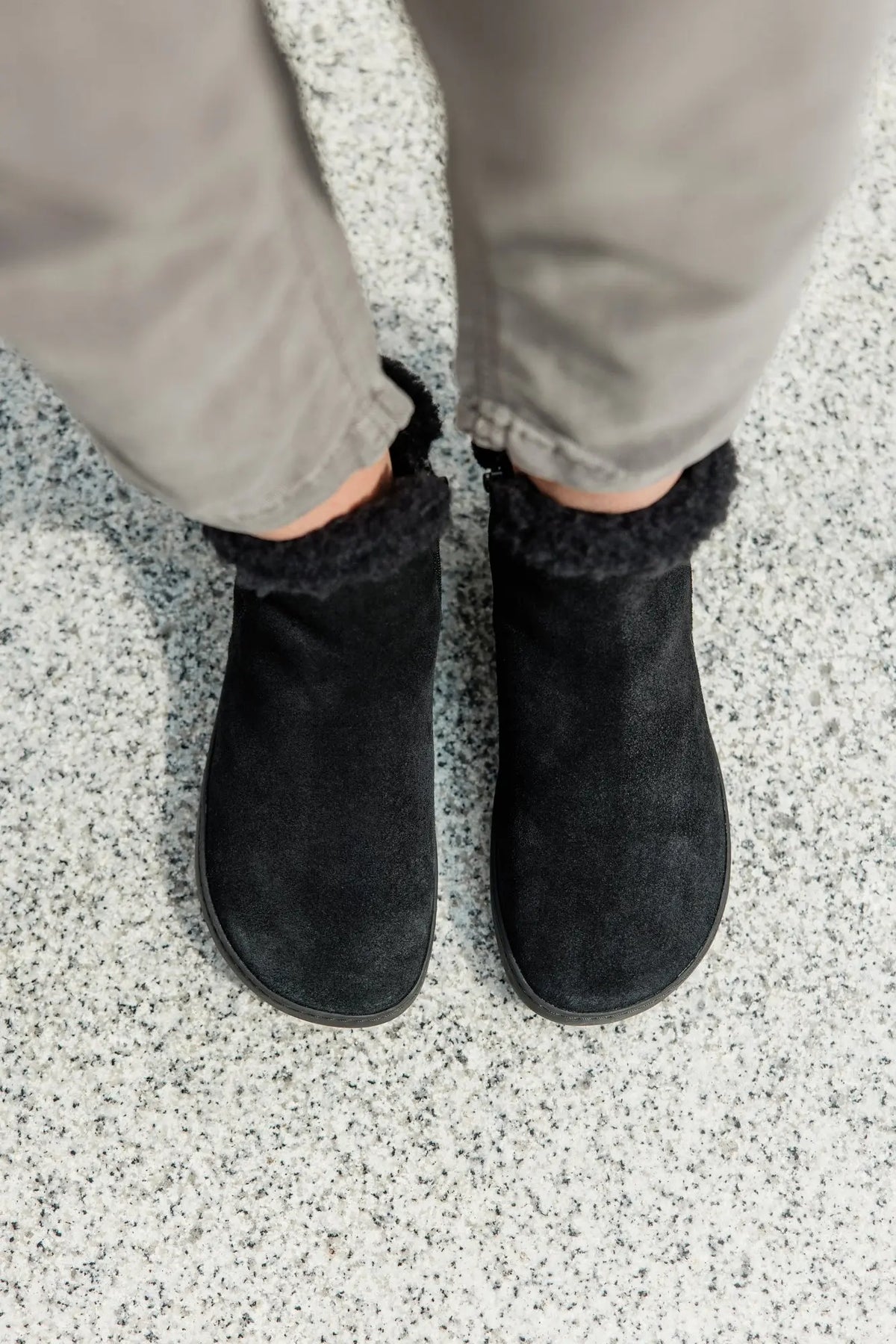 Shapen - Fluffy 2.0 Noir - Bottines d'hiver barefoot