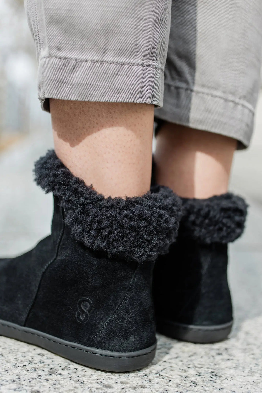 Shapen - Fluffy 2.0 Noir - Bottines d'hiver barefoot