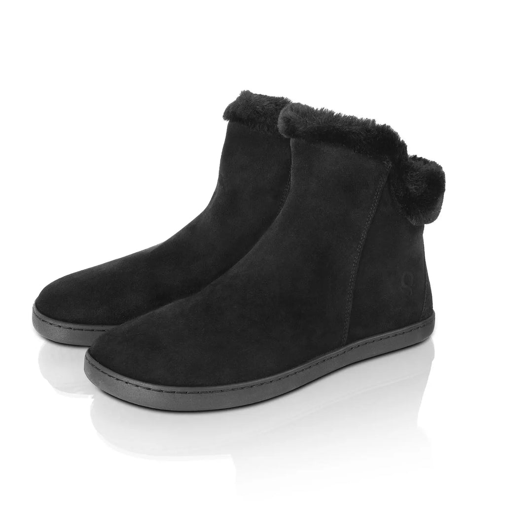 Shapen - Fluffy 2.0 Noir - Bottines d'hiver barefoot