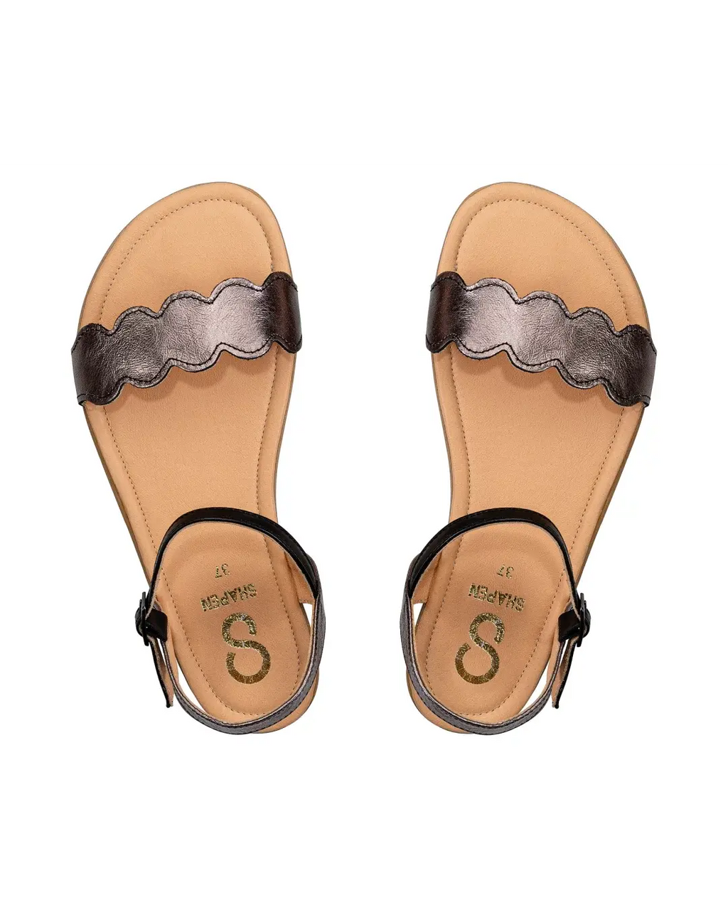 Shapen - Jasmine Black - Sandalias barefoot