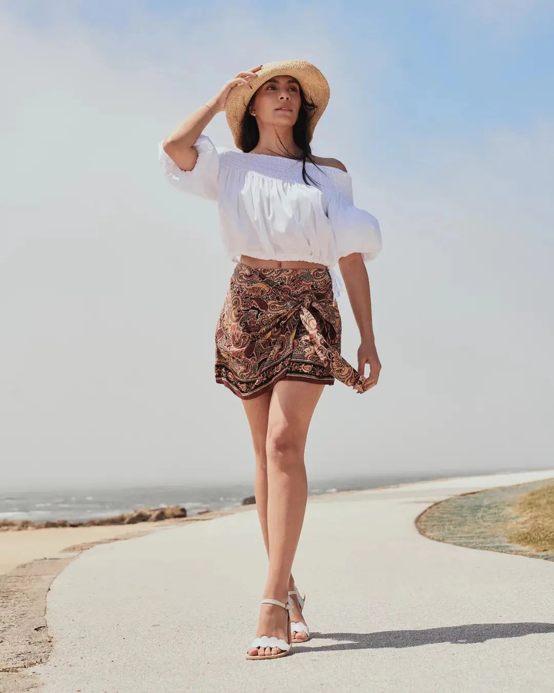 Shapen - Jasmine White - Sandalias barefoot