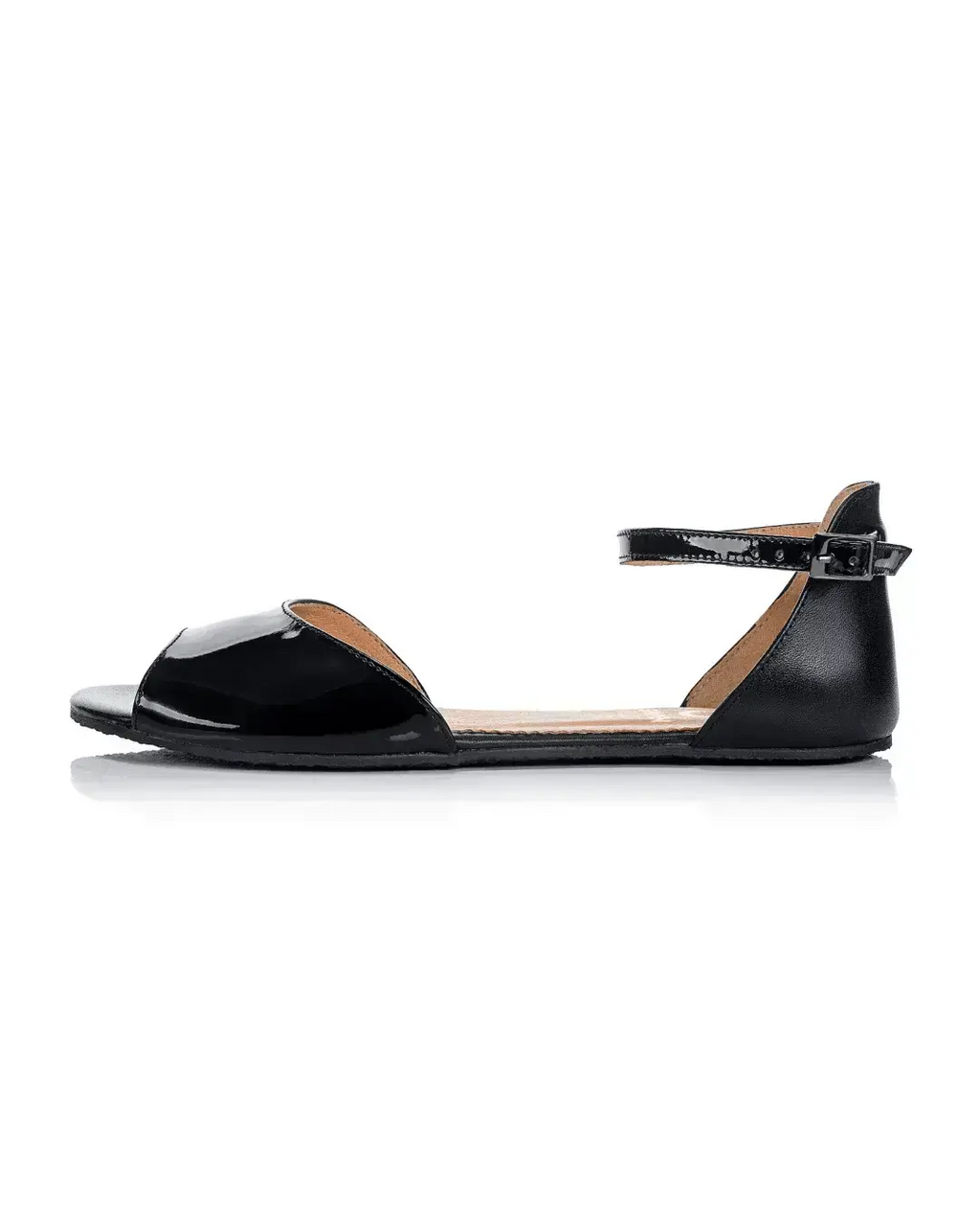 Shapen - Lily 3.0 Black - Sandalias barefoot negras para mujer