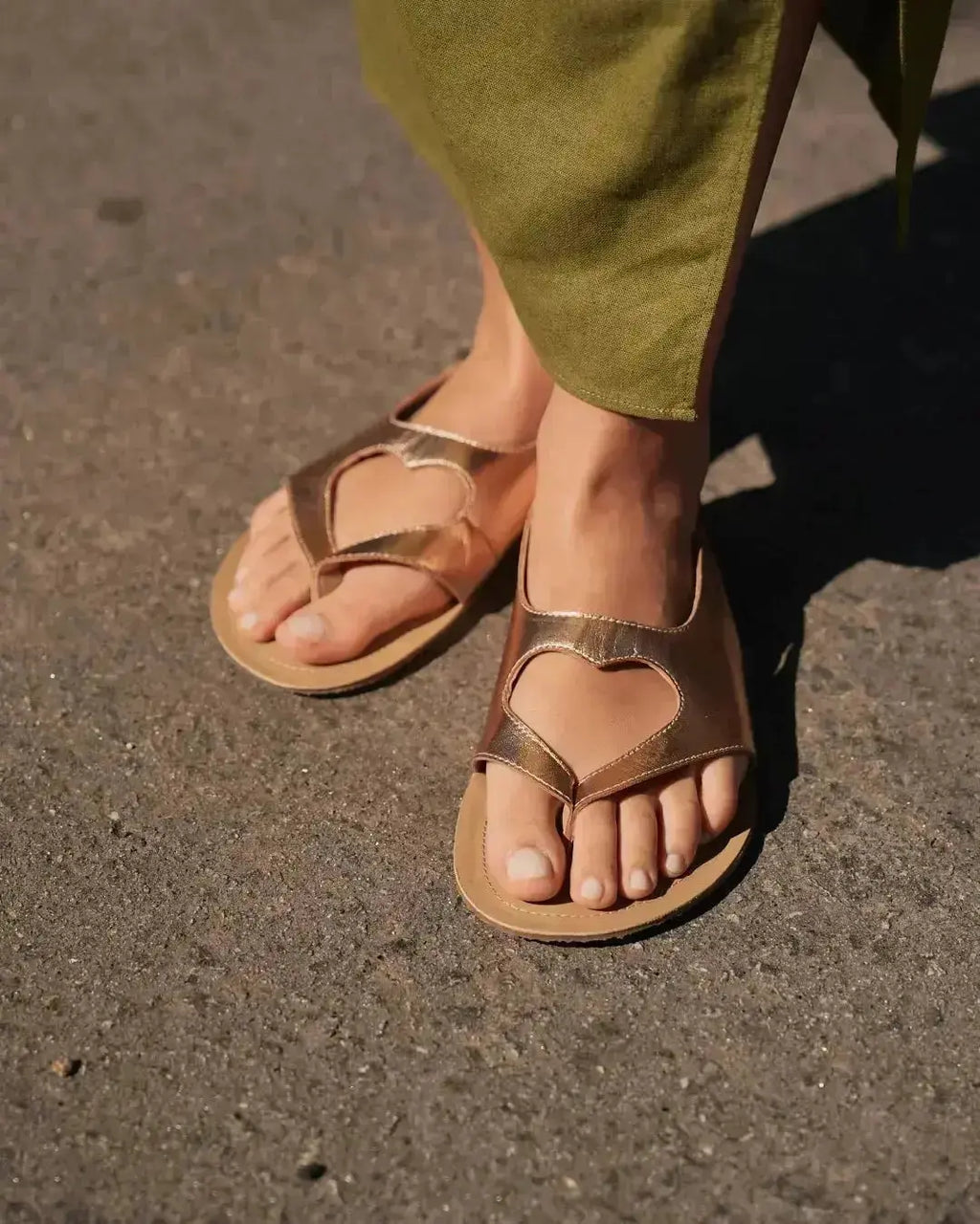 Shapen - Mai 2.0 Rose Gold - Sandalias barefoot oro rosa para mujer
