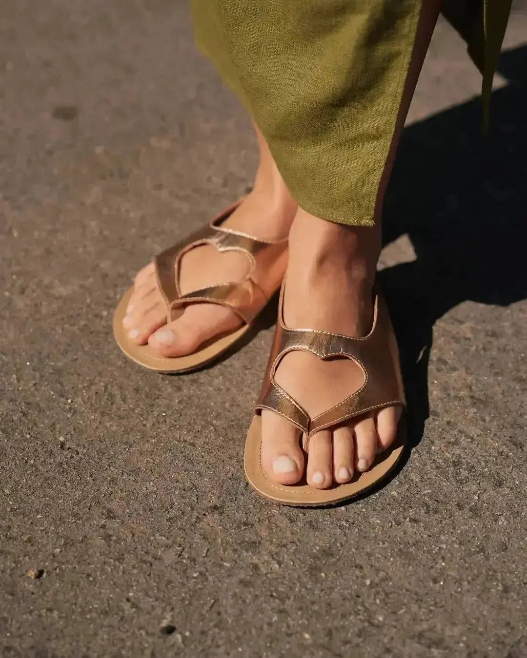 Shapen - Mai 2.0 Rose Gold - Sandalias barefoot oro rosa para mujer