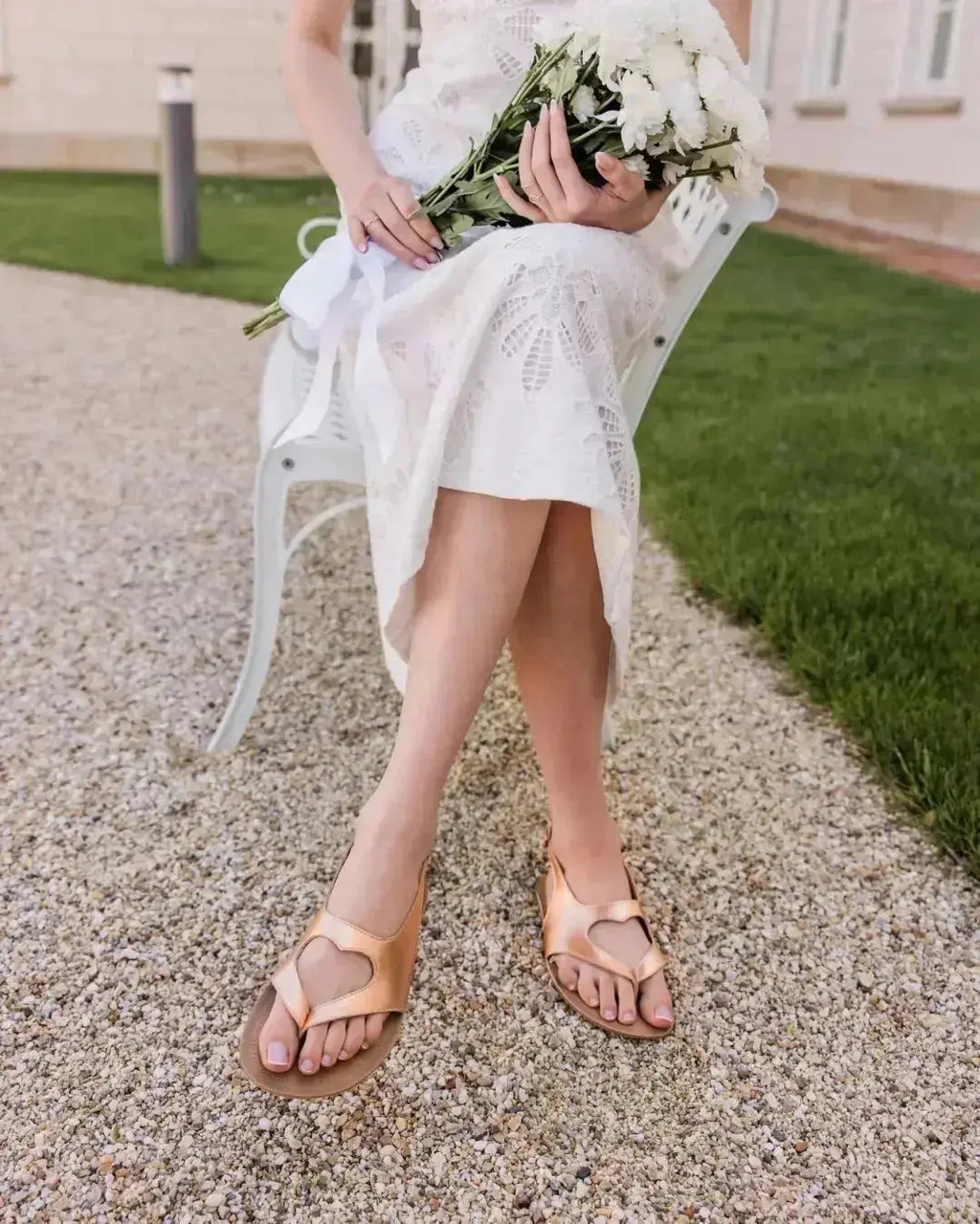 Shapen - Mai 2.0 Rose Gold - Sandalias barefoot oro rosa para mujer