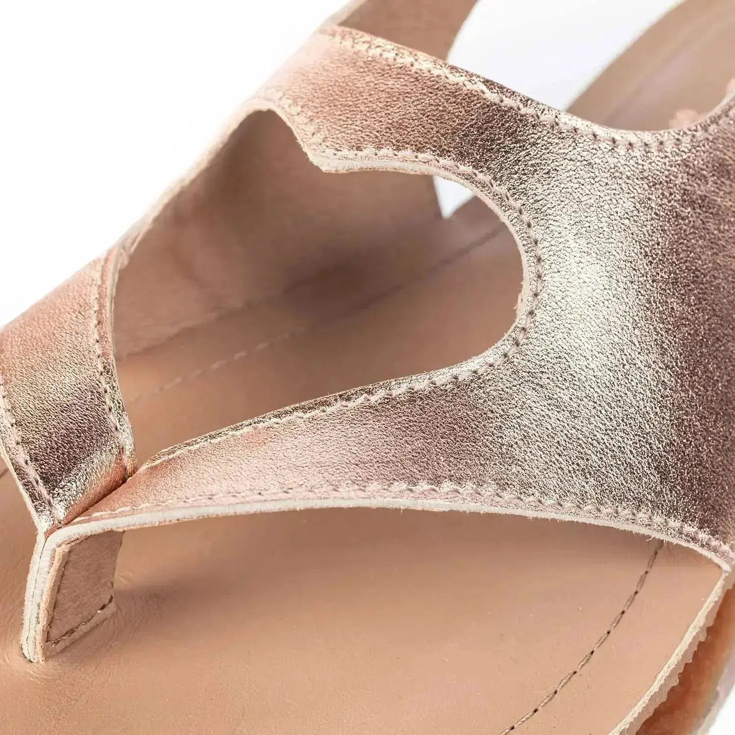 Shapen - Mai 2.0 Rose Gold - Sandalias barefoot oro rosa para mujer