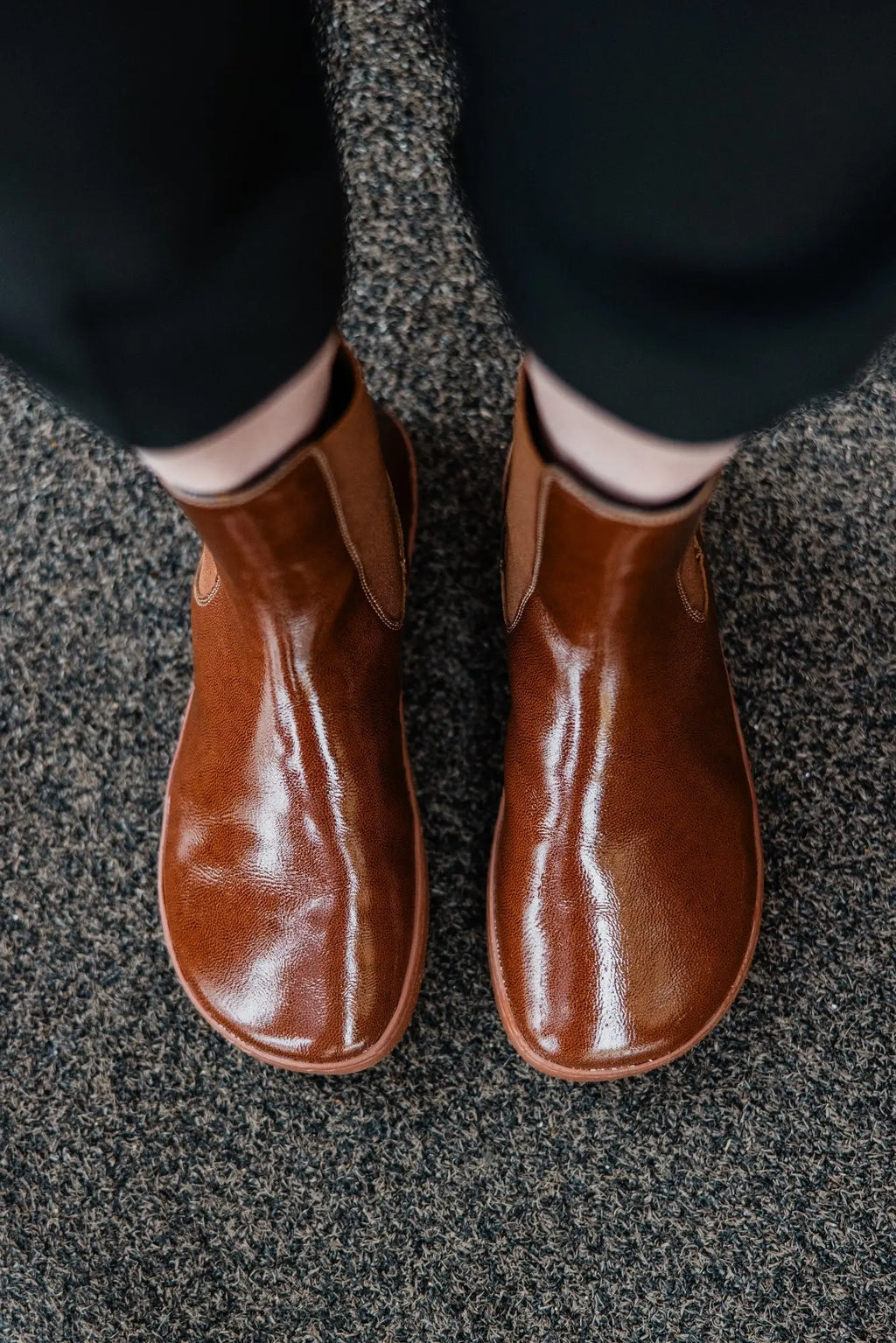 Shapen - Majesty Red Brown - Botas chelsea barefoot