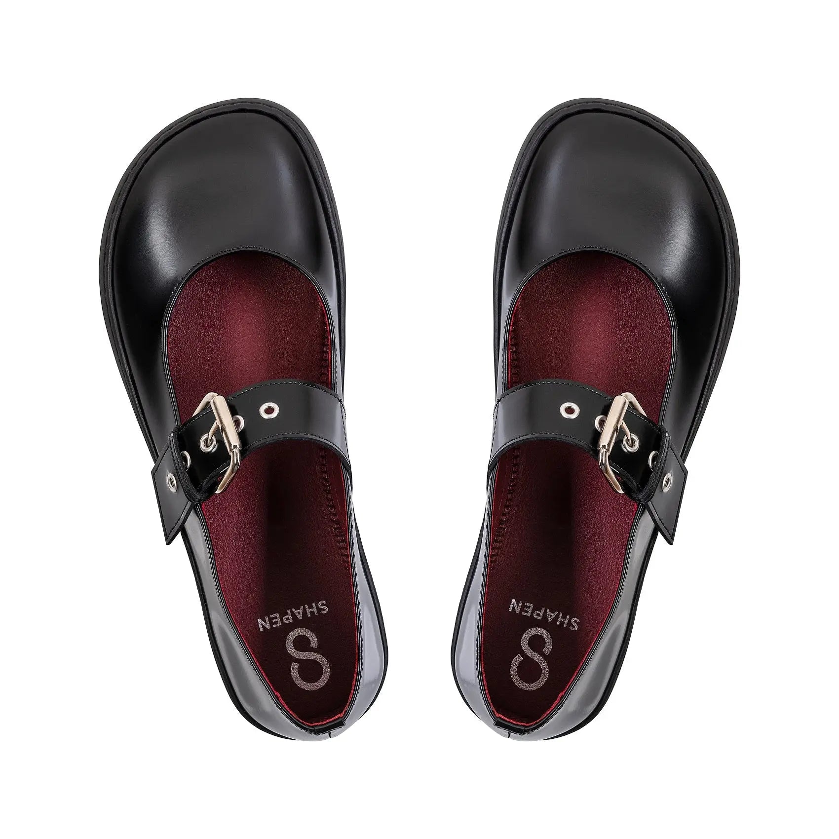 Shapen - Mary Jane Coco Noir - Ballerines barefoot