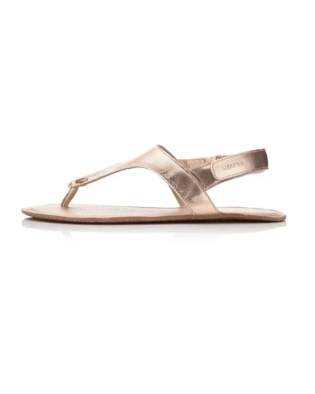 Shapen - Nomad Rose Gold - Sandalias barefoot oro rosa para mujer