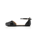 Shapen – Poppy Black - Bailarinas abiertas barefoot negras para mujer