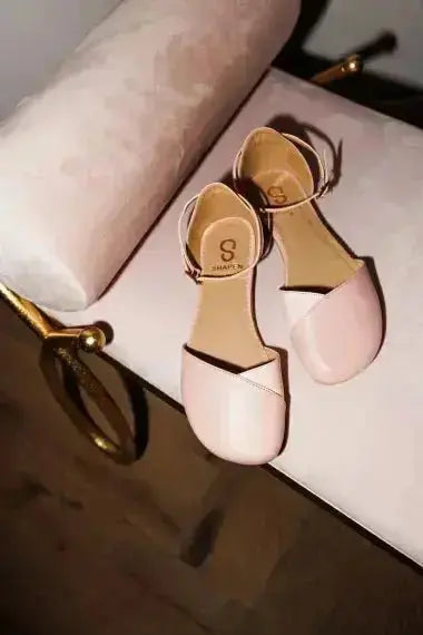 Shapen – Poppy Rose - Bailarinas abiertas barefoot rosas para mujer