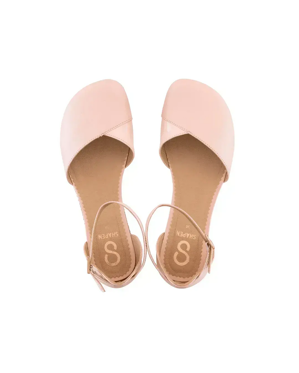 Shapen – Poppy Rose - Bailarinas abiertas barefoot rosas para mujer