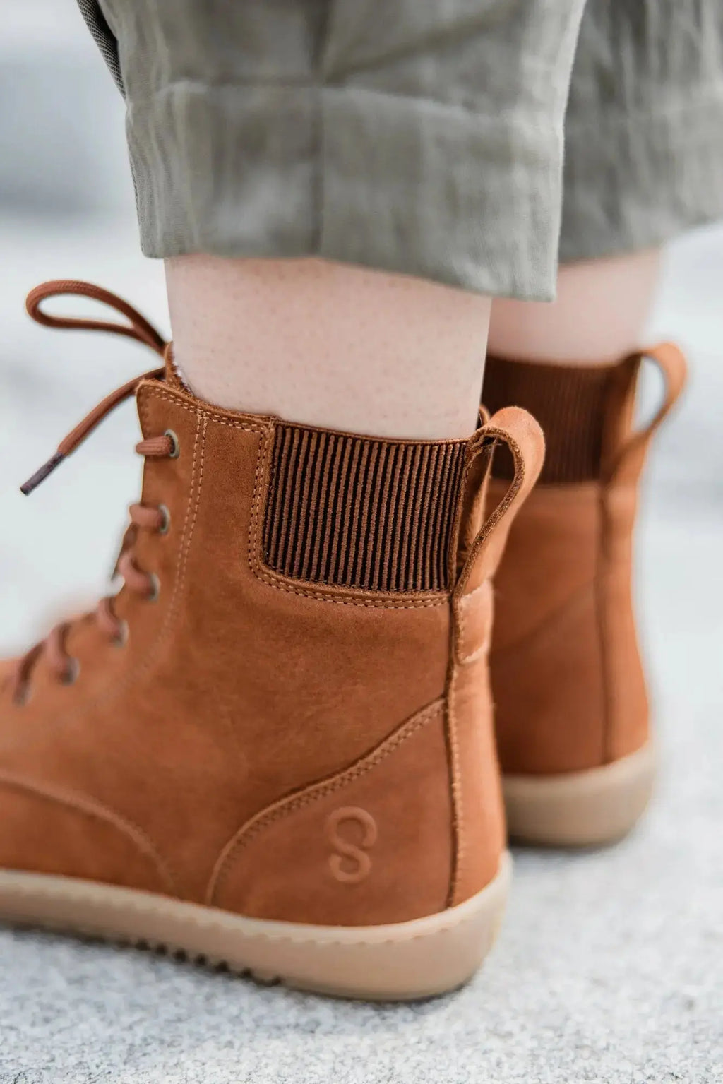 Shapen - Urbaneer 2.0 Caramel - Botines barefoot elegantes de invierno