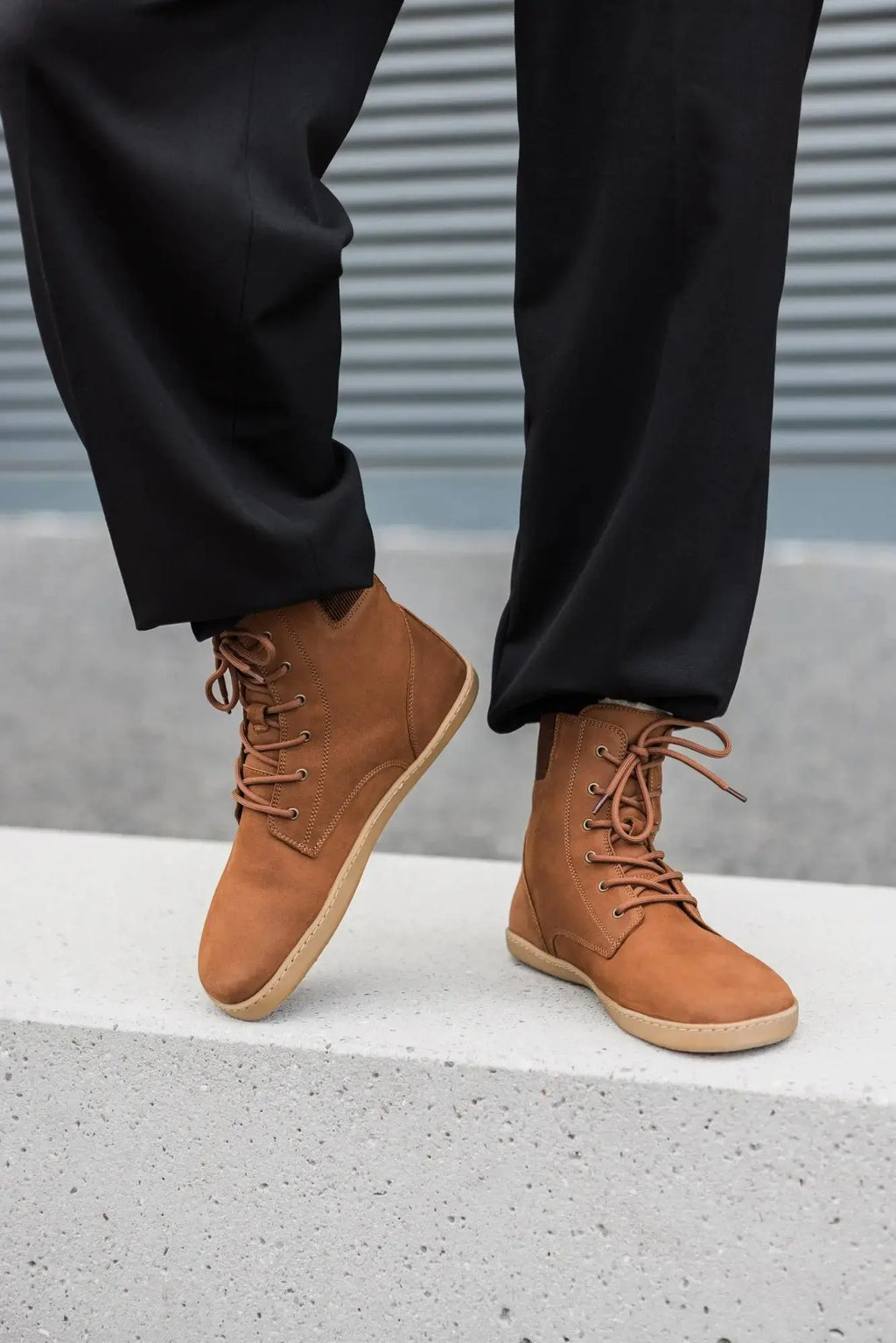 Shapen - Urbaneer 2.0 Caramel - Botines barefoot elegantes de invierno