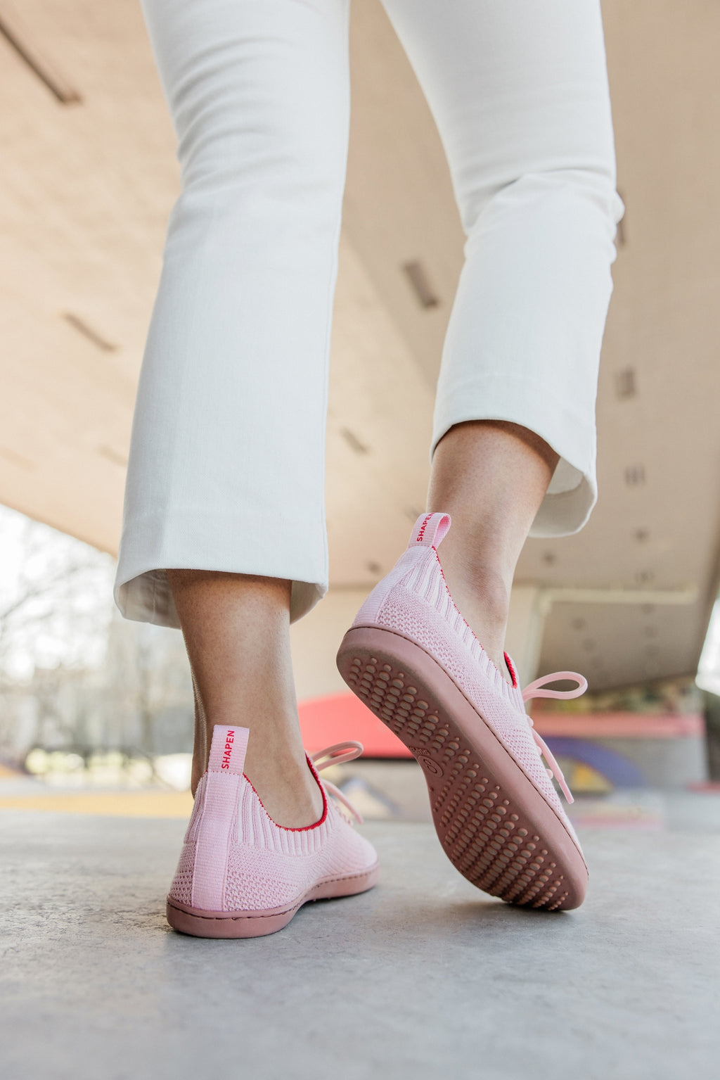 Shapen - Weavin Pink - Chaussures minimalistes