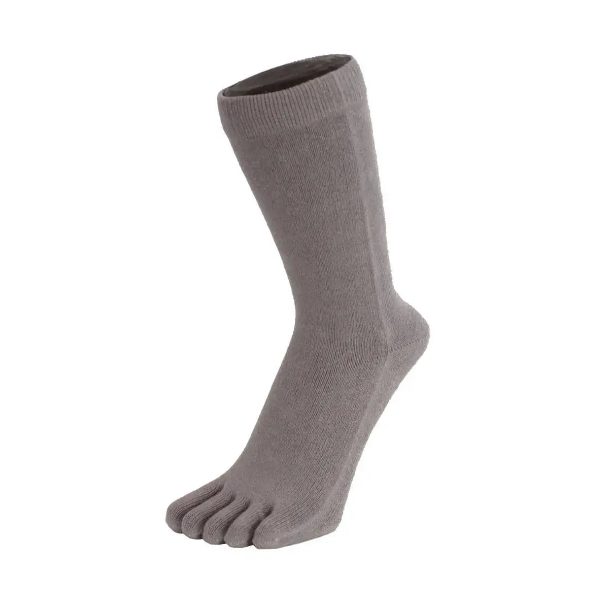 TOETOE - Chaussettes à doigts mi-mollet - Tailles 35-46 - Smoke