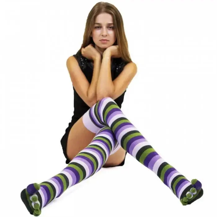 TOETOE Essential Ray - Chaussettes à doigts montantes jusqu'au genou - Taille unique (35-46)