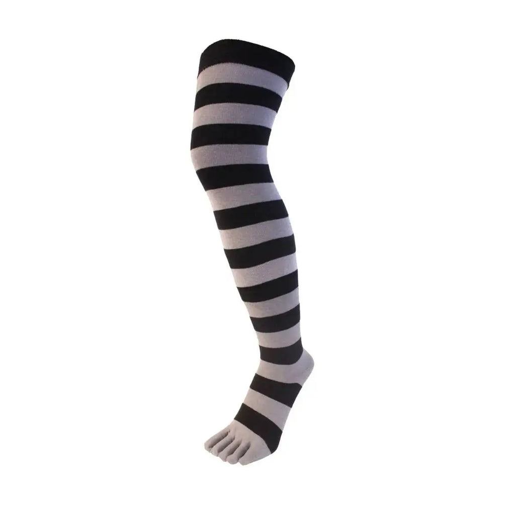 TOETOE Essential Ray - Chaussettes à doigts montantes jusqu'au genou - Taille unique (35-46)