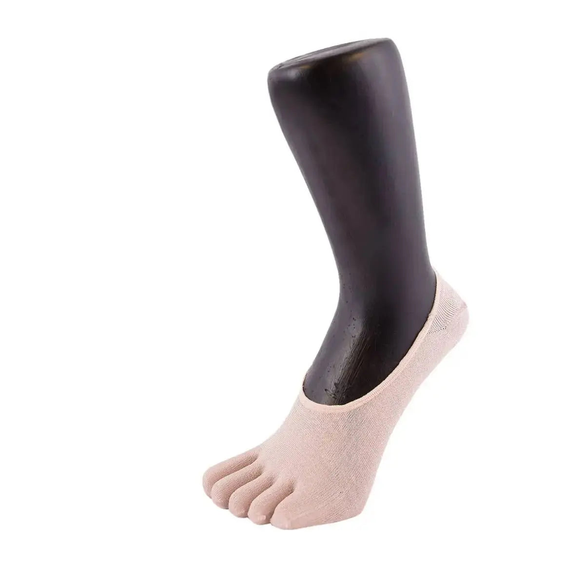 "TOETOE - pieds nus en soie - beige"