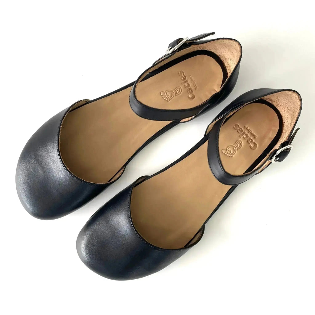 Cacles Barefoot - Tikal 2.0 Black - Bailarinas barefoot elegantes negras para mujer