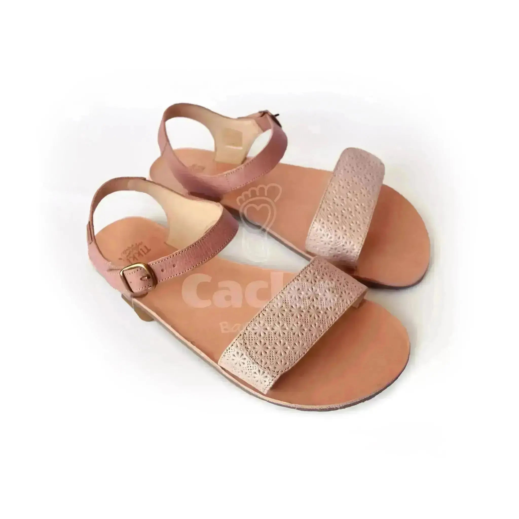 Tikki (Lang.S Barefoot) - Vibe Claire - Sandalias barefoot rosas para mujer