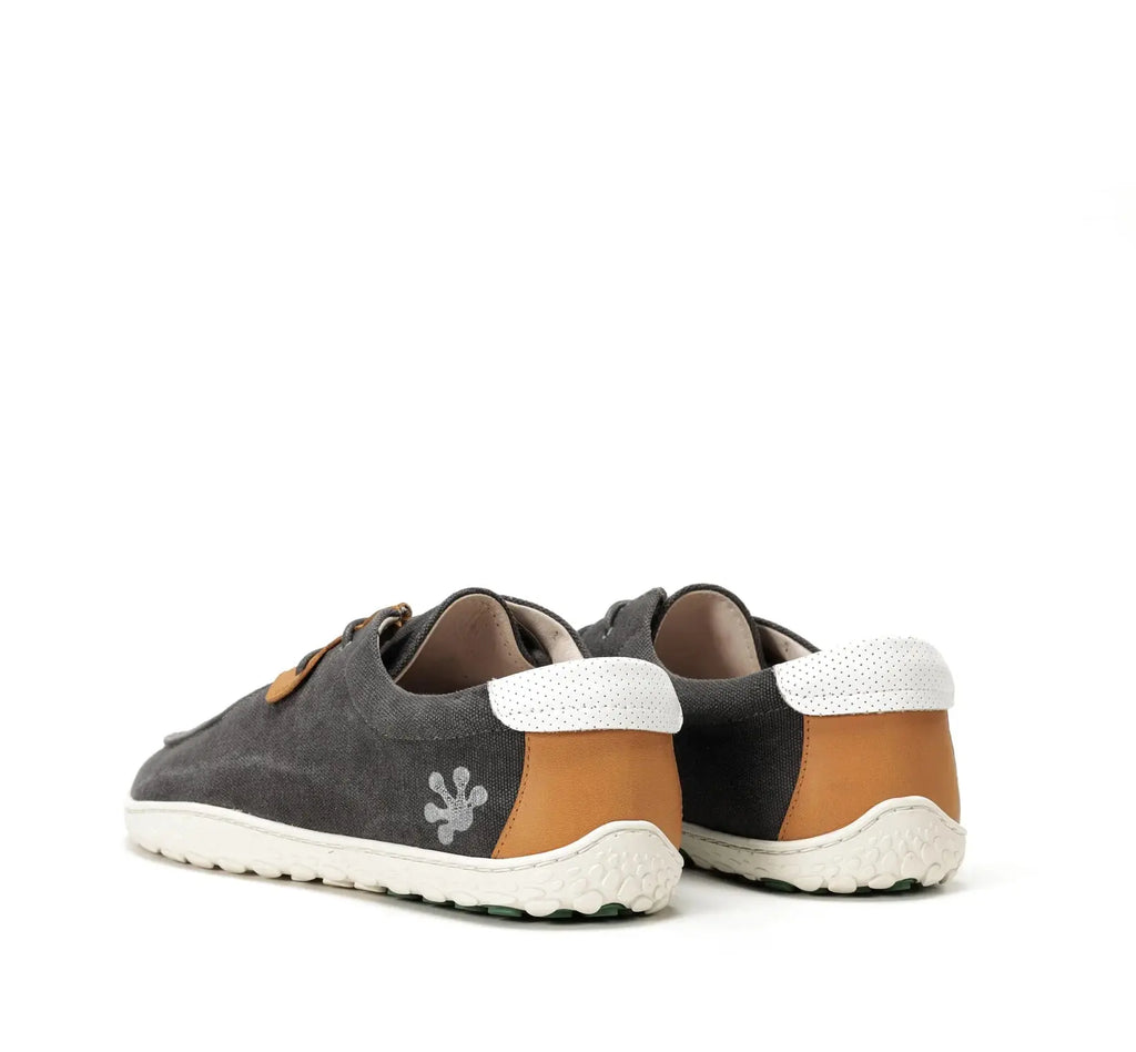 WAALS - Atacama Anthracite - Náuticos "wallabee" barefoot unisex