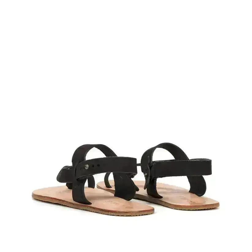 WAALS – Masai II Noir - Sandales barefoot homme