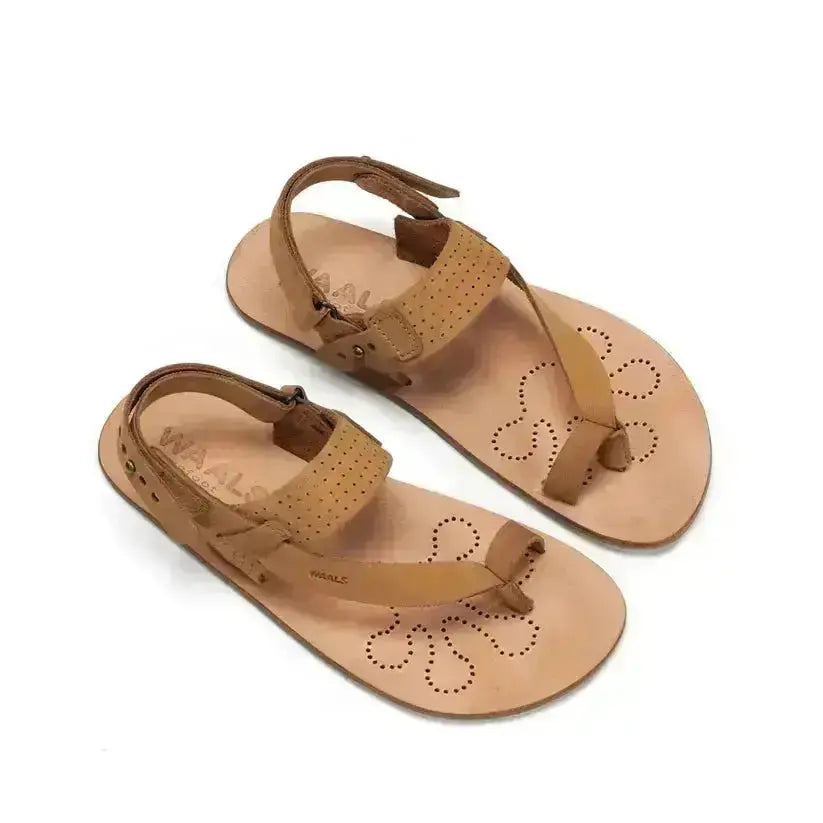 WAALS – Masai II Camel - Sandales barefoot homme