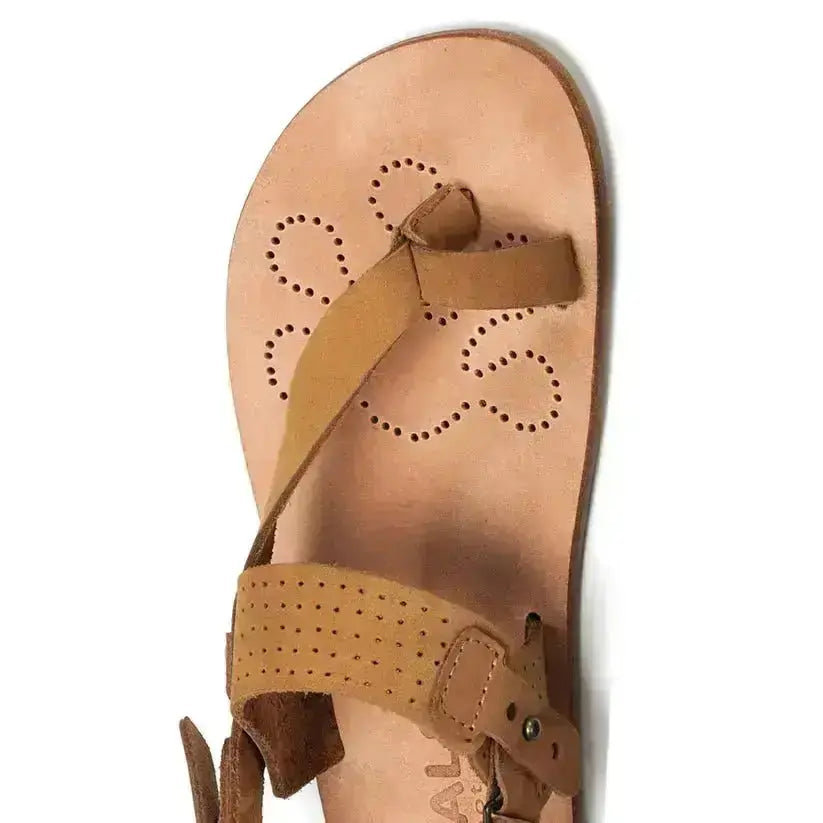 WAALS – Masai II Camel - Sandales barefoot homme