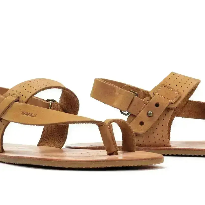 WAALS – Masai II Camel - Sandales barefoot homme