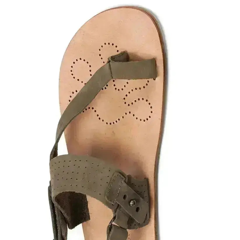WAALS - Masai II Khaki - Sandales barefoot homme