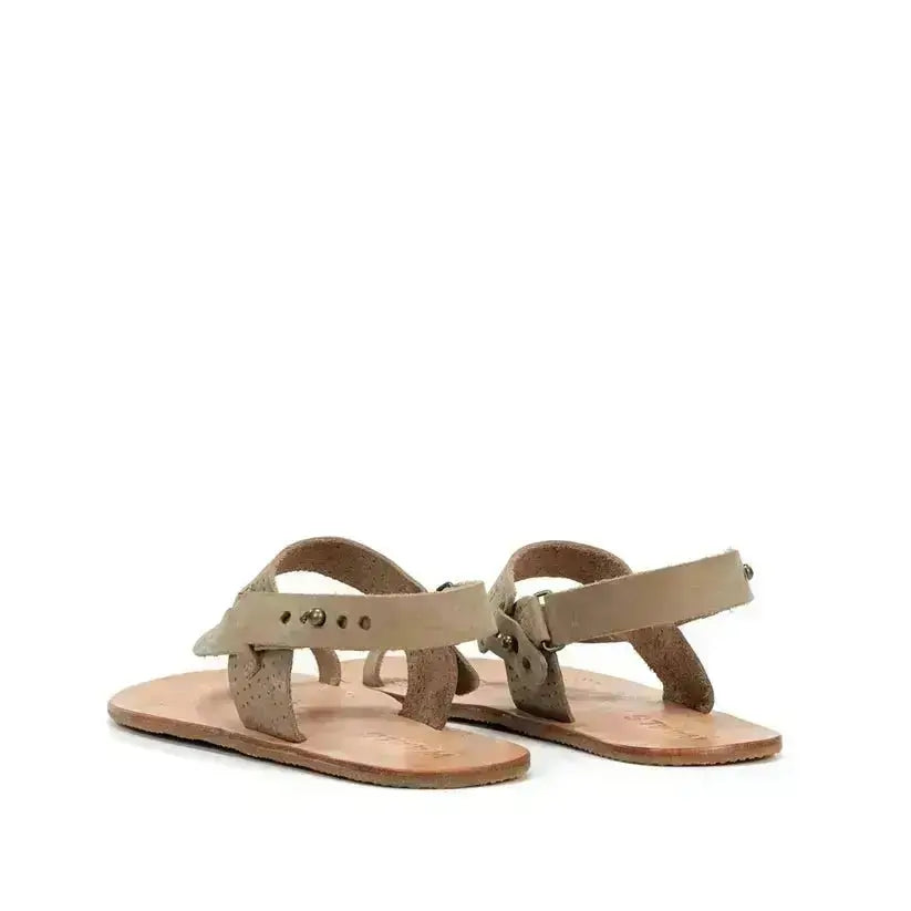 WAALS - Masai II Taupe - Sandales barefoot homme