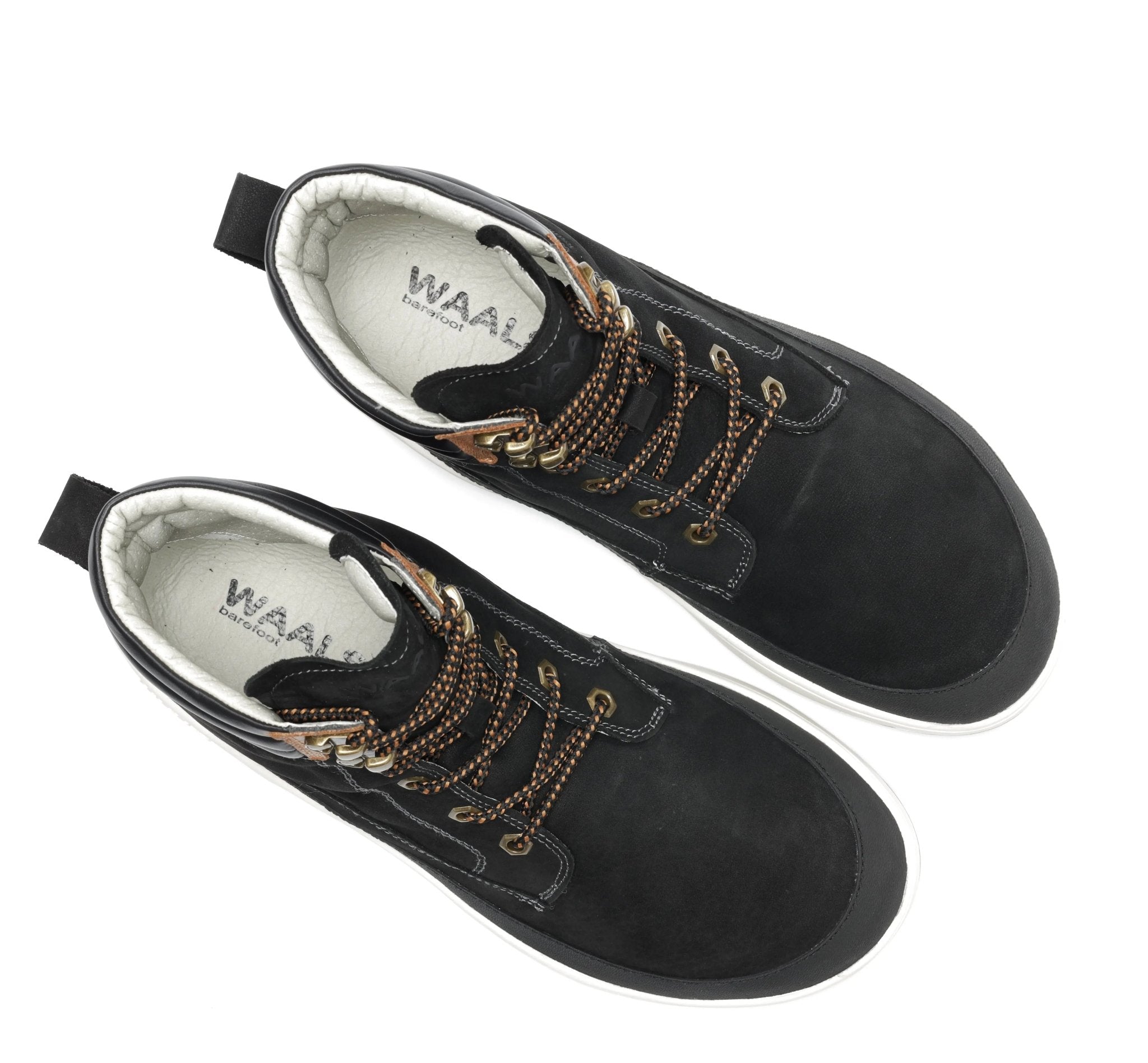 WAALS - Vadso Anthracite - Bottes barefoot thermiques avec Primaloft