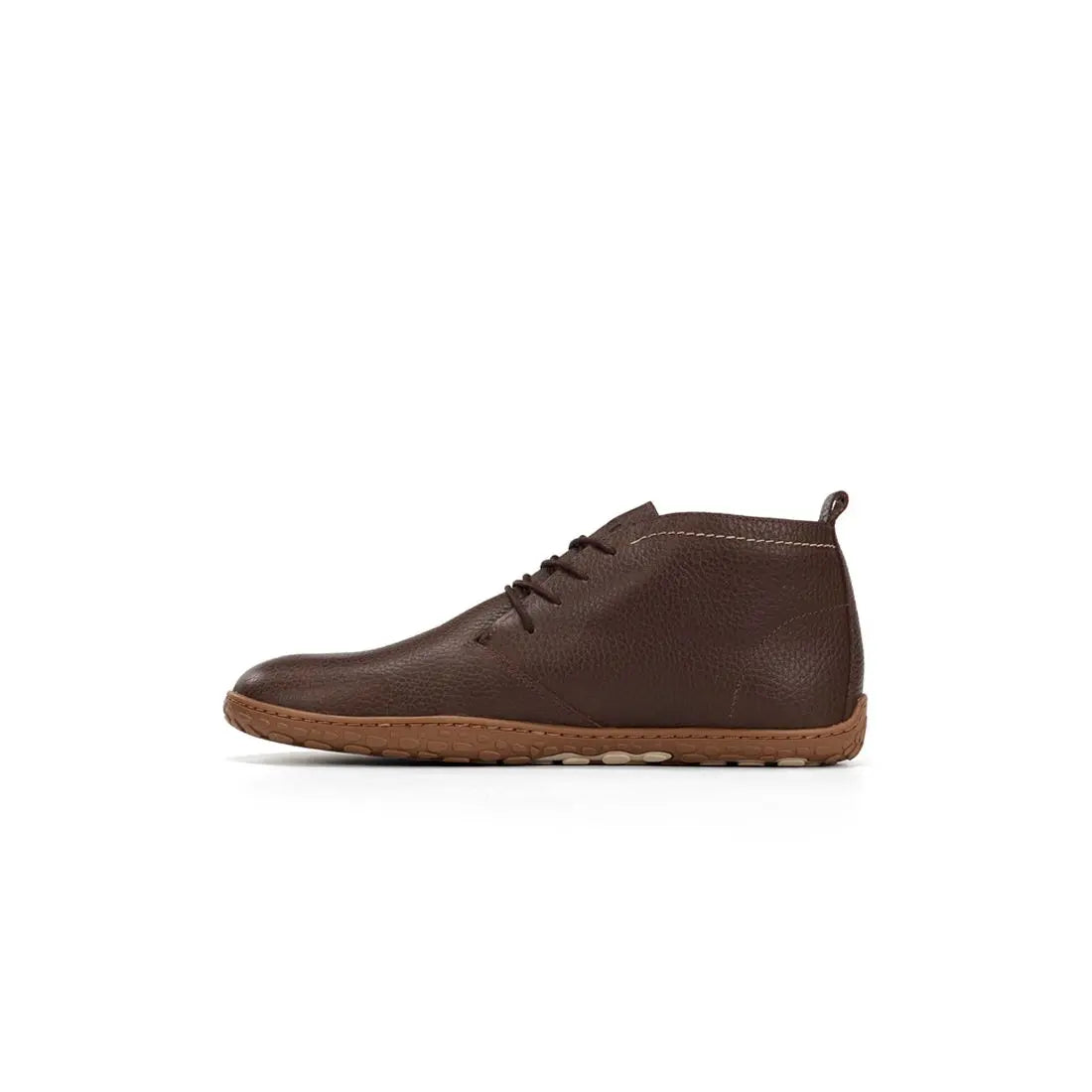 WAALS - Vantaa Marron - Bottines barefoot en cuir artisanal
