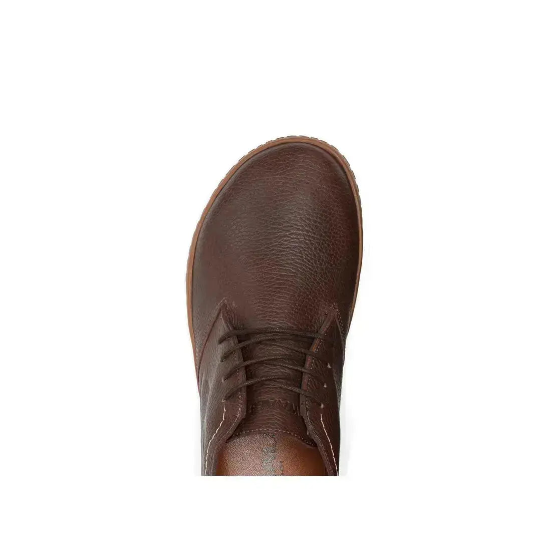 WAALS - Vantaa Marrón - Botines barefoot de piel artesana
