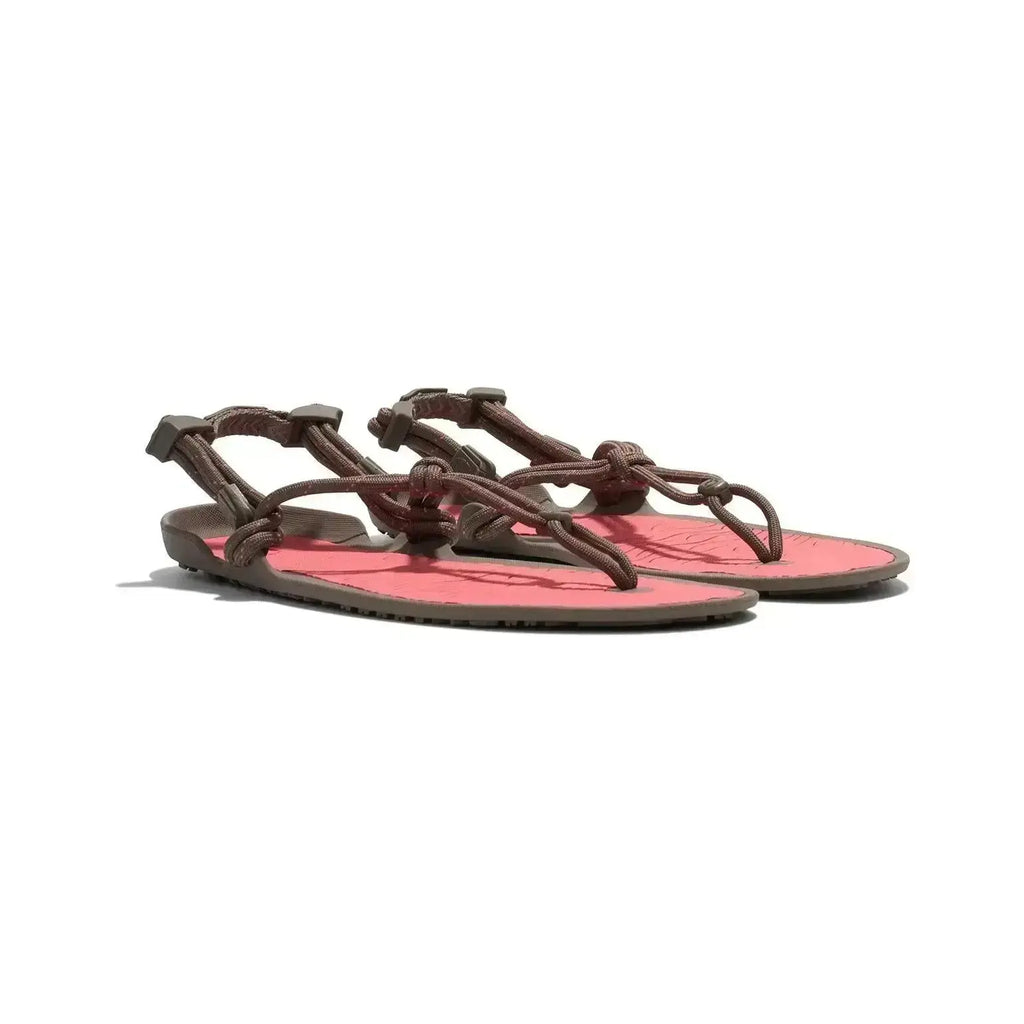 Xero Shoes - Aqua Cloud - Femme Morel / Sunset Coral - Sandales de sport barefoot
