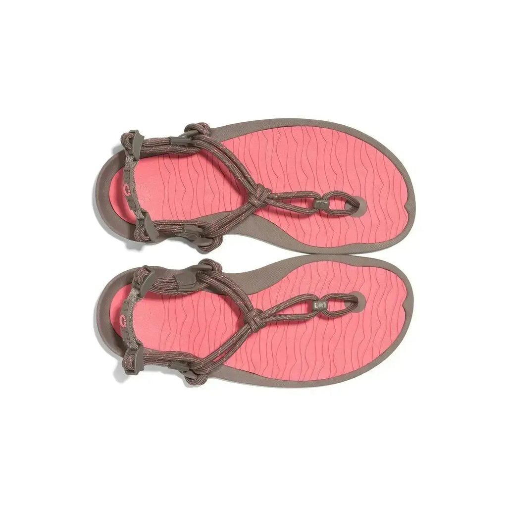 Xero Shoes - Aqua Cloud - Femme Morel / Sunset Coral - Sandales de sport barefoot