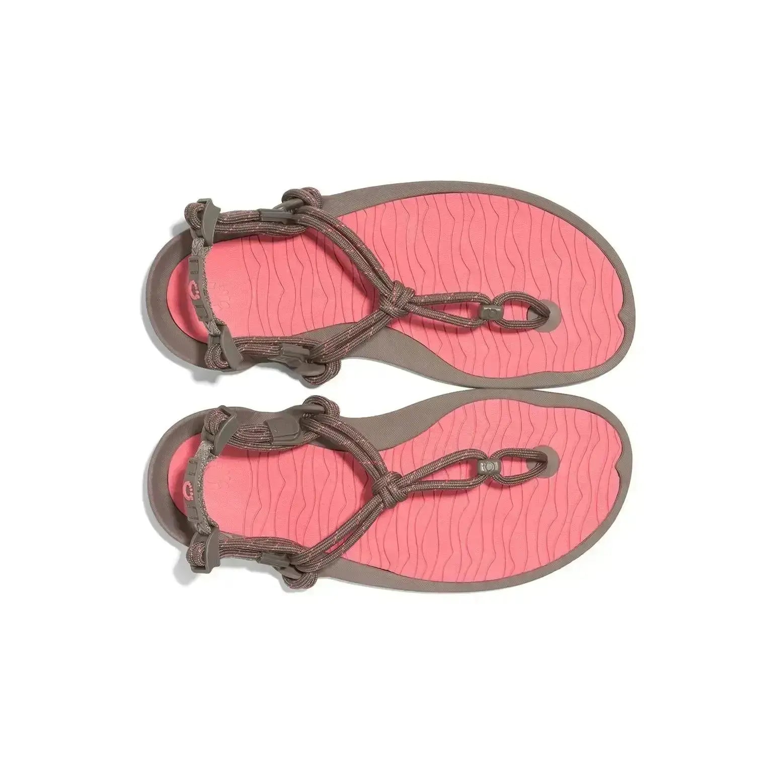 Xero Shoes - Aqua Cloud - Femme Morel / Sunset Coral - Sandales de sport barefoot